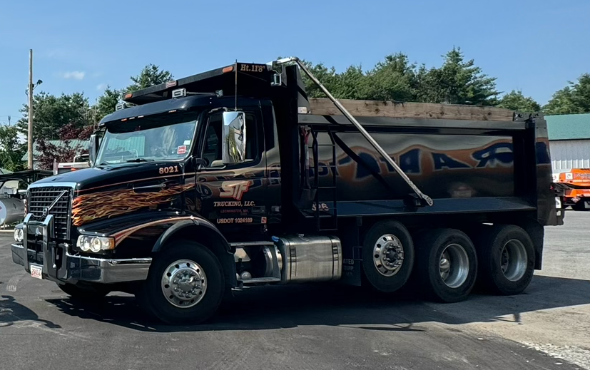 Dump Truck Side View